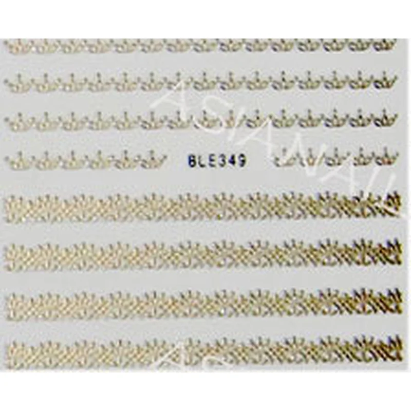 Gold 18K 3D Nail Sticker(338~361)