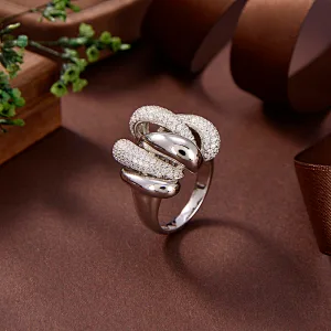 sterling silver rose ring