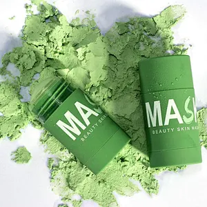 Green tea purifying cleansing clay mask stick