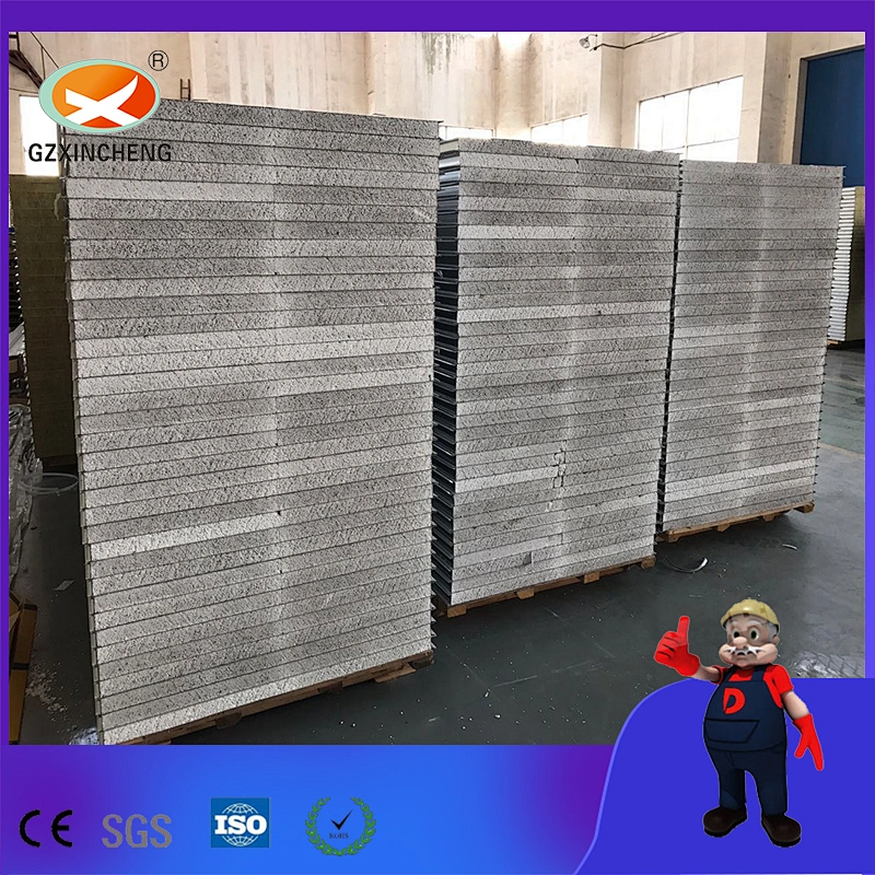 Panel sándwich de silicona de acero de color para sala limpia