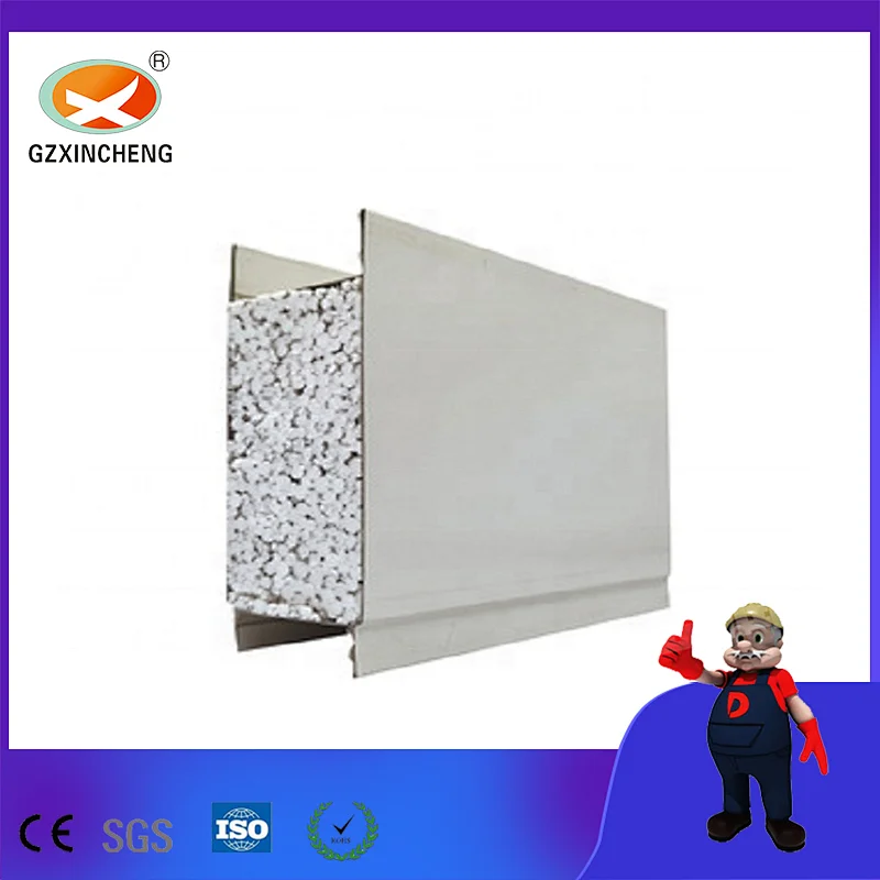 Clean Room Project Silicon Rock Sandwich Panels Board for Wall and Roof