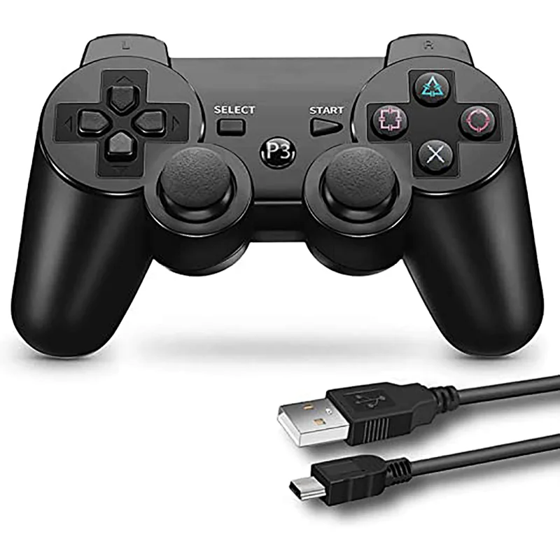 PS3 Controller Wireless Controller Gamepad Compatible with Sony Playstation 3