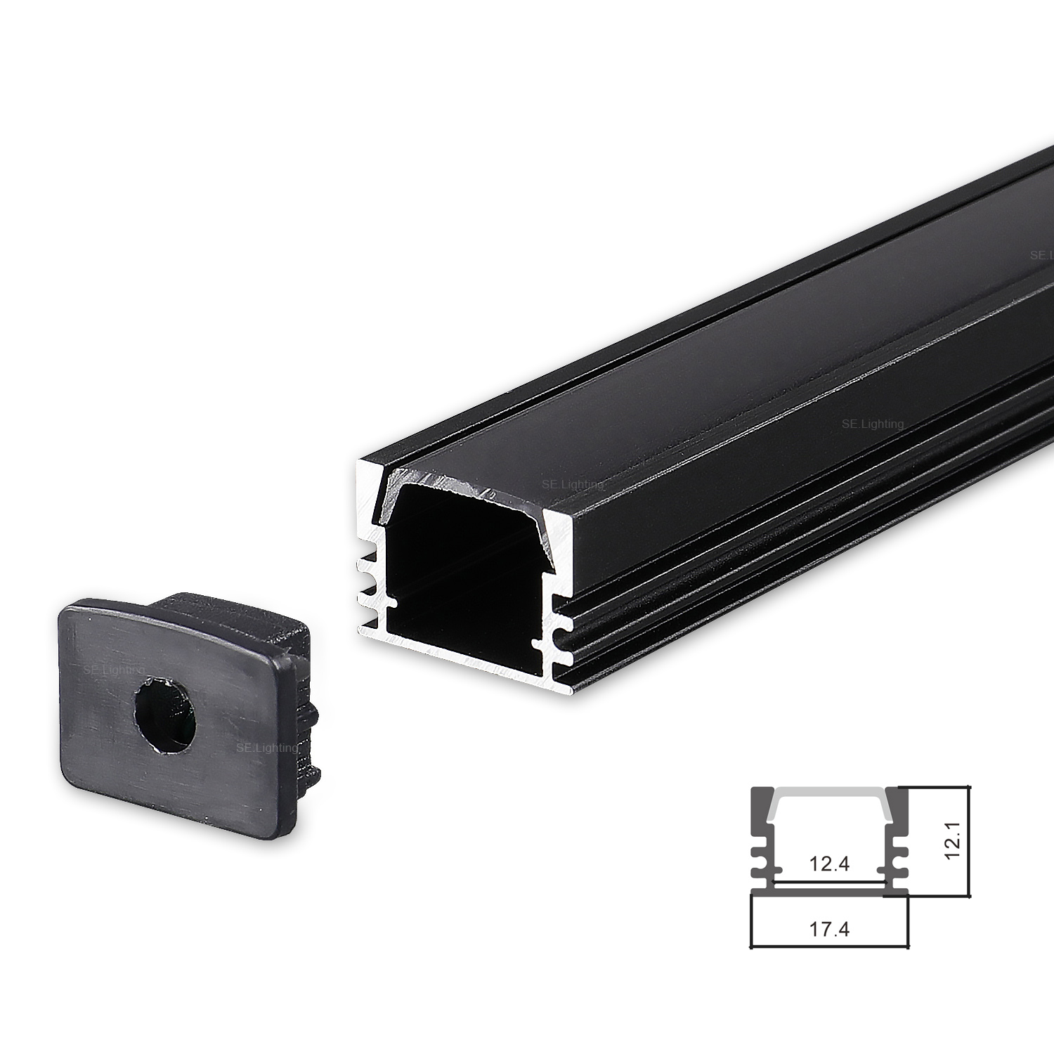 17x12mm LED Aluminum Profiles