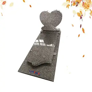 Heart Shape Granite Tombstone Wholesale