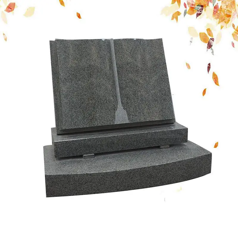 Book-shaped granite tombstone cheap wholesale price