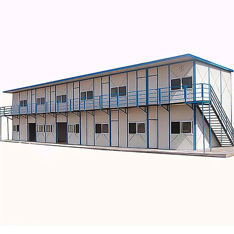 Two storey labour camp dormitory K house steel frame prefab house