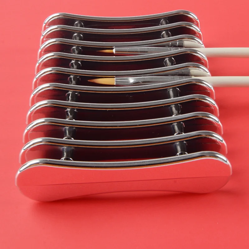 Sliver Brush Holder (9 Grids)