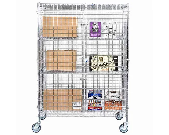 security cage shelving unit