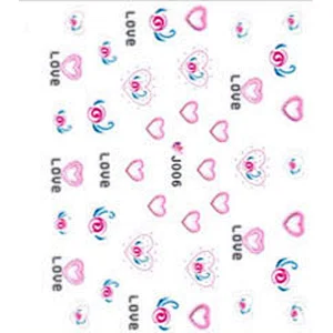 Valentine's Day Simulation 3D Nail Sticker (J001~J011)