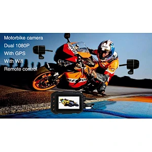 MOT-508 |  Motorcycle camera  | DUAL lens  Full HD 1080p @ 30fps | 3