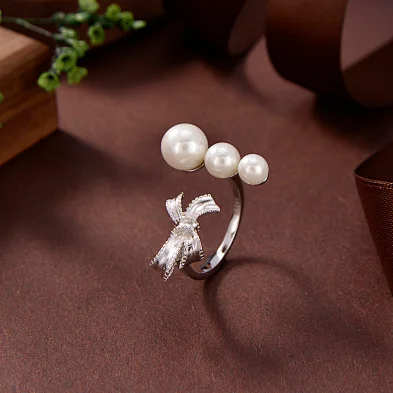 sterling silver wave ring