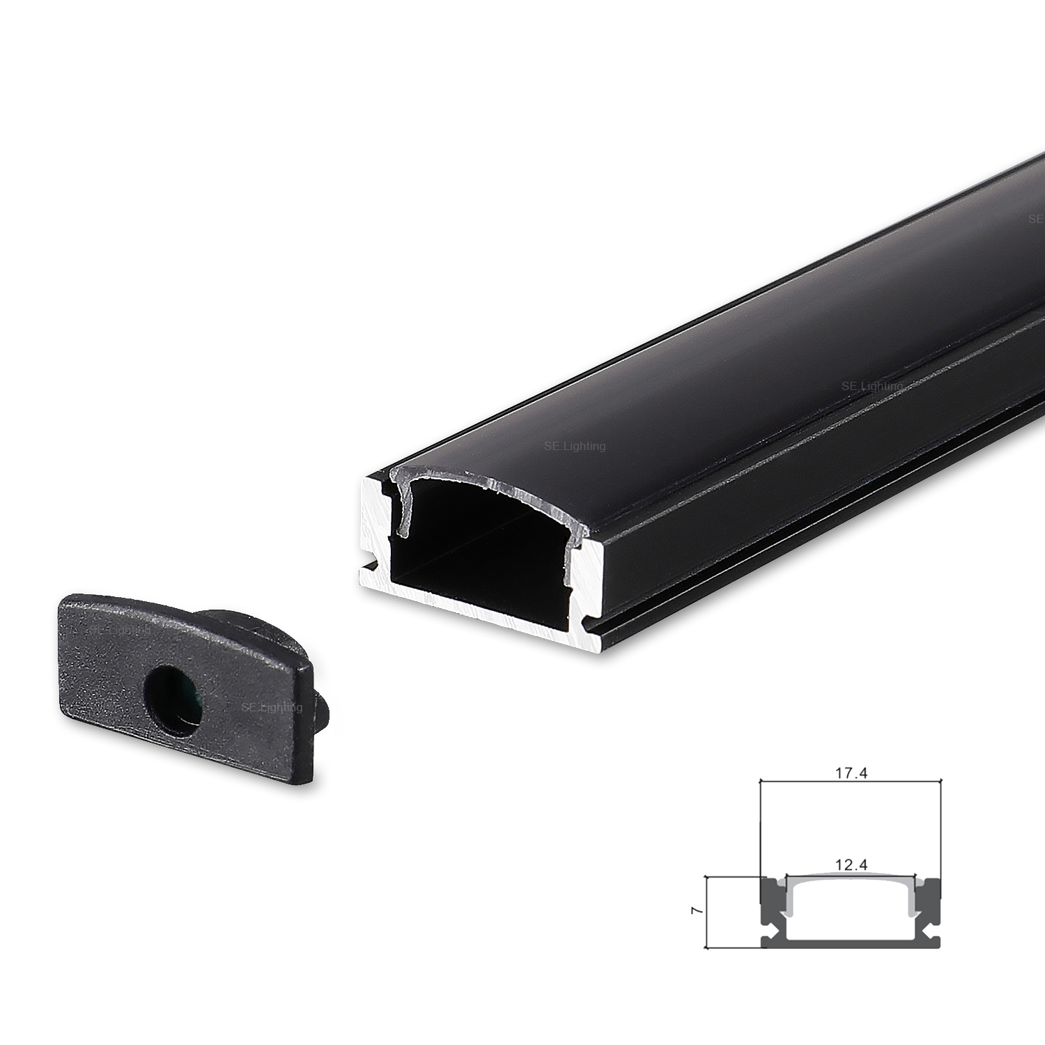 17x07mm LED Aluminum Profiles