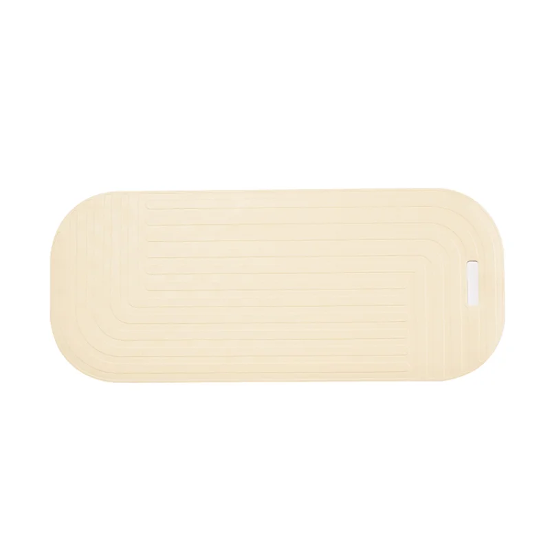 Rubber bath shower mat non slip silicone bathtub mat for tub bathroom with suction cups