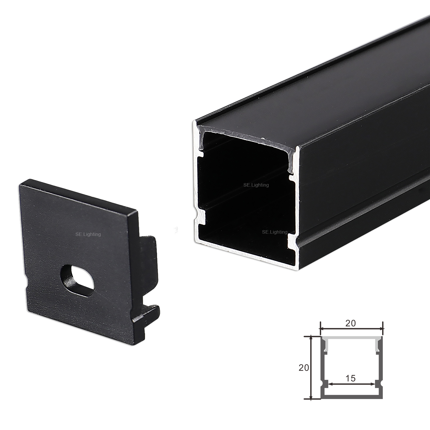 20x20mm LED Aluminum Profiles