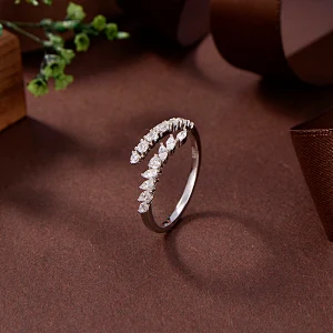 silver cross ring