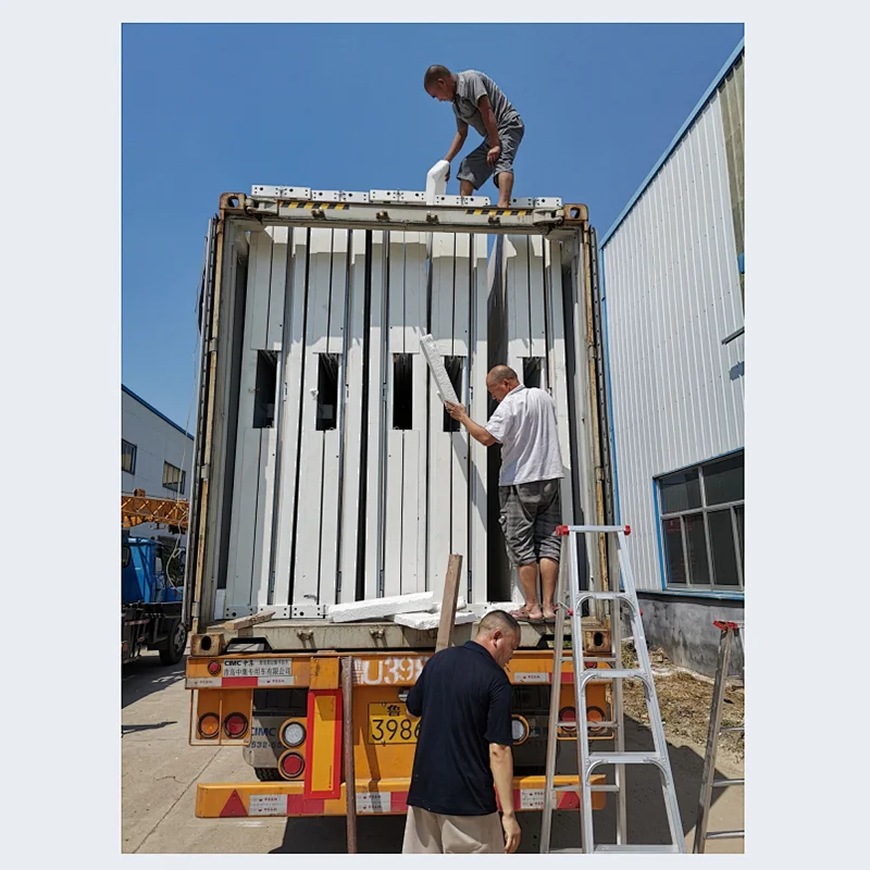 Modular foldable house new design folding prefab steel frame modular container homes