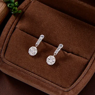 gold silver earrings