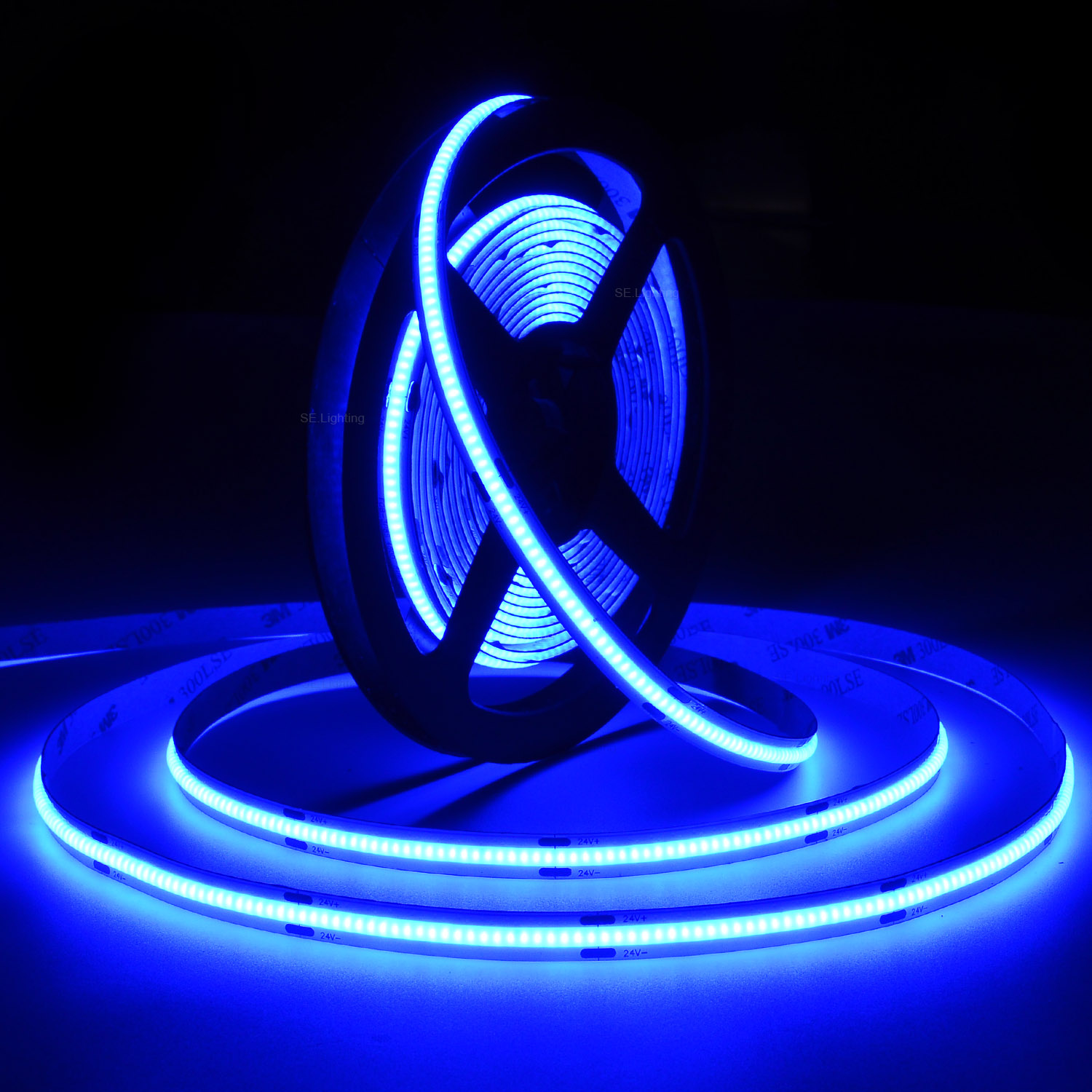 24V 12V COB LED Strip Light Waterproof 480LEDs 8mm