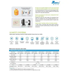 JIADELE All in One Domestic Water Heater Pump Water Boiler, Domestic Hot Water Heating for Bath and Shower