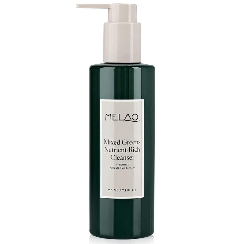 Facial cleanser private label men's face wash green tea extract deep spot remover
