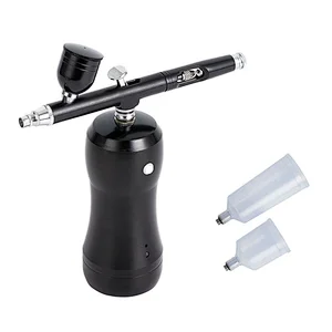 Cordless Handheld Airbrush Compressor & 0.3MM Airbrush With 3 Removable Cups for Nail Art, Makeup, Model Painting