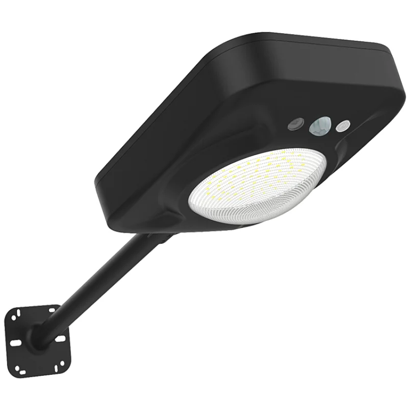 All In One 20W Solar Street Lights, Dusk to Dawn LED Solar Street Light 20W with Remote Control & PIR Motion Sensor,for Garden,Yard,Parking Lot
