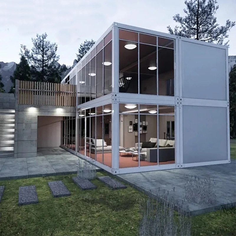 Fast Install Steel Structure Prefabricated Luxury Container Prefab House for Sale