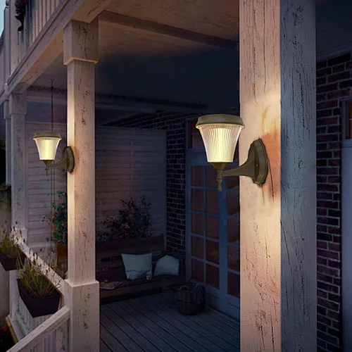 Dove Series 200LM High Bright IP65 Waterproof Outdoor Solar Wall Lights for Front Door, Backyard, Garage, Deck
