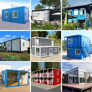 China Kitset modular móvil prefabricado Fabricado casas flotantes de contenedores de envío