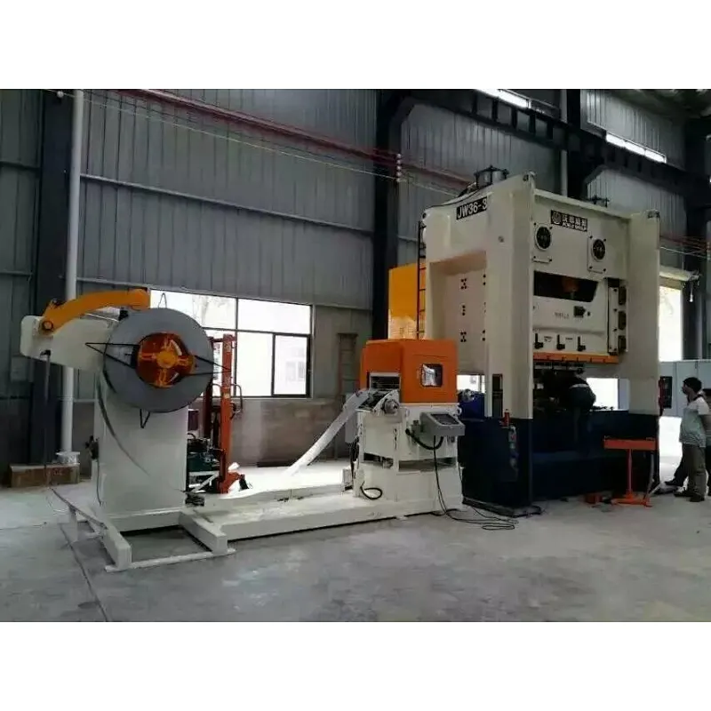 Alimentador de endireitador de desbobinador série LNCF12 3 em 1