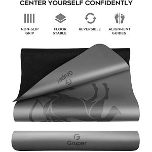 natural Suede+Rubber yoga mat