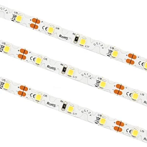 6mm 60LEDs 2835 S Shape LED Strip Lights 110LM/W