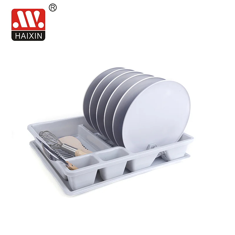 full set kitchen plastic bowl dish dish drying rack wholesale
