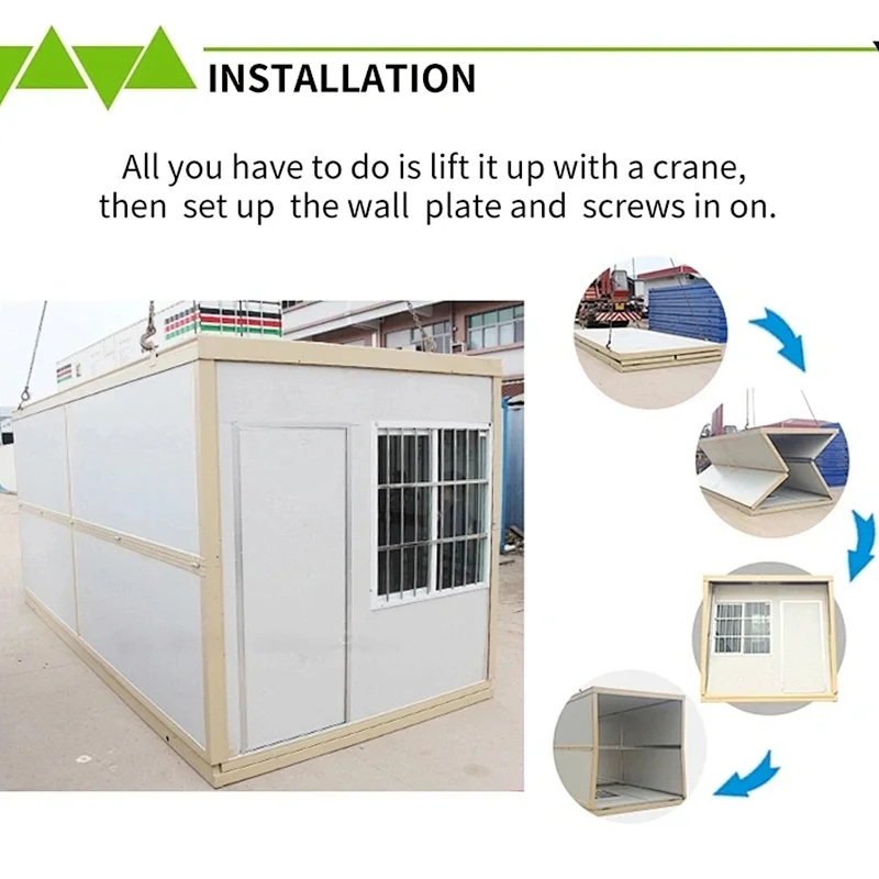Low-Cost Folding Container Houses