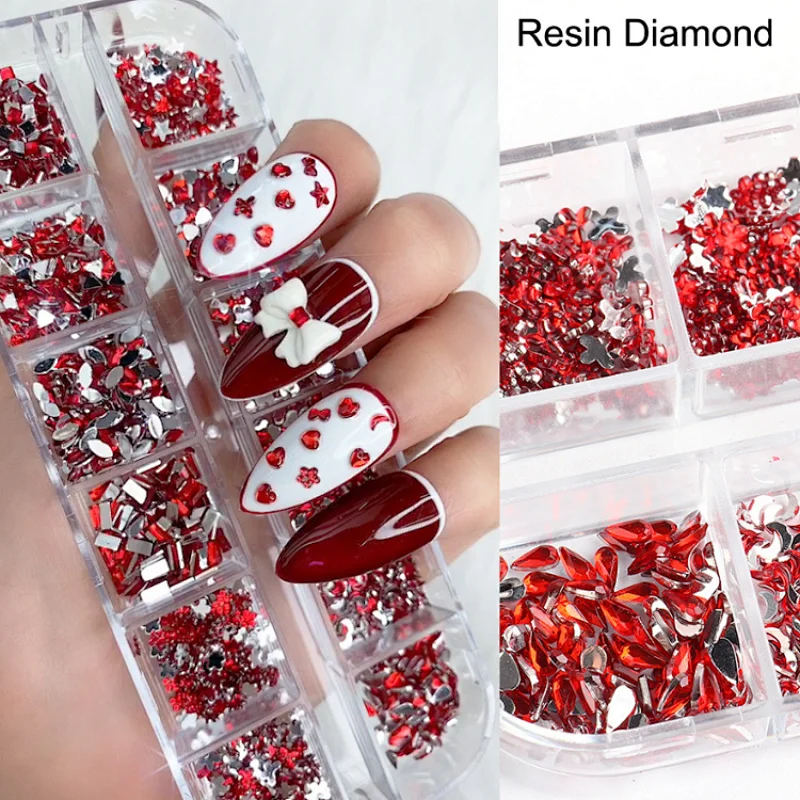 12 Grids Resin Rinestone