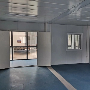 Casa prefabricada modular modificada para requisitos particulares del envase del edificio del campo de dos pisos