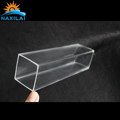acrylic extruded clear square tube