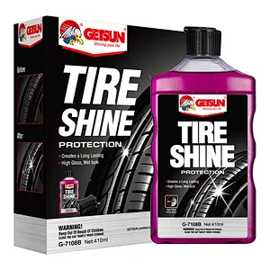 tire gel (enhanced) cleans, shines & protects
