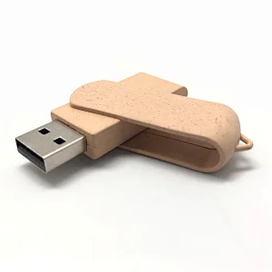 Environmental Twister U Disk Fast Transmission Biodegradable Swing USB Flash Drive With Wide Compatibility
