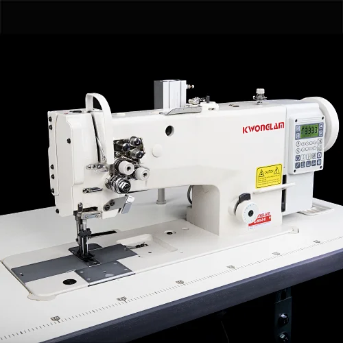 KL-20618-2-4D Computerized Compound Feed Double Needle Lockstitch Walking Foot