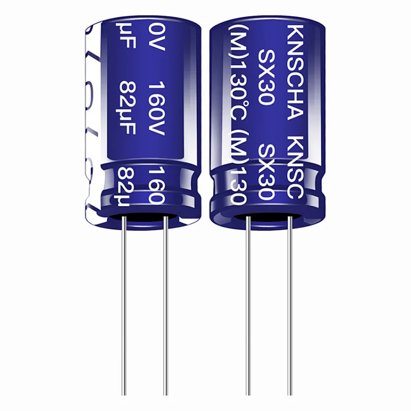 KNSCHA Radial Type Aluminum Electrolytic Capacitor 82UF 160V