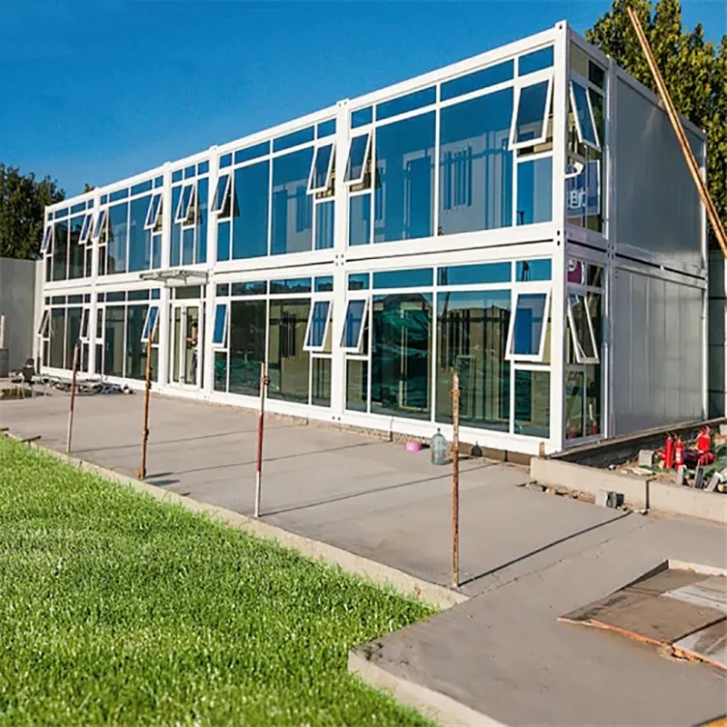 2 Story Light Steel Structure Frame Modular Container House