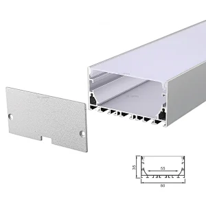 80x35mm LED Aluminum Profiles