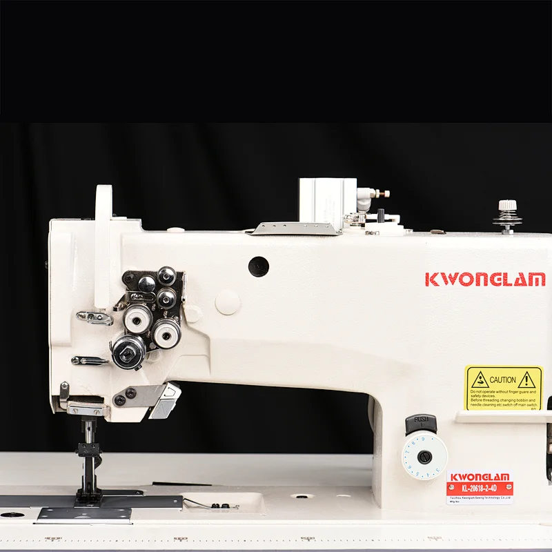 KL-20618-2-4D Computerized Compound Feed Double Needle Lockstitch Walking Foot