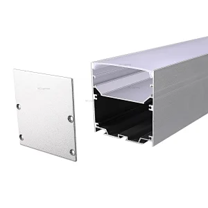 LED Aluminum Extrusion Profiles 75x75mm Suspended Lighting