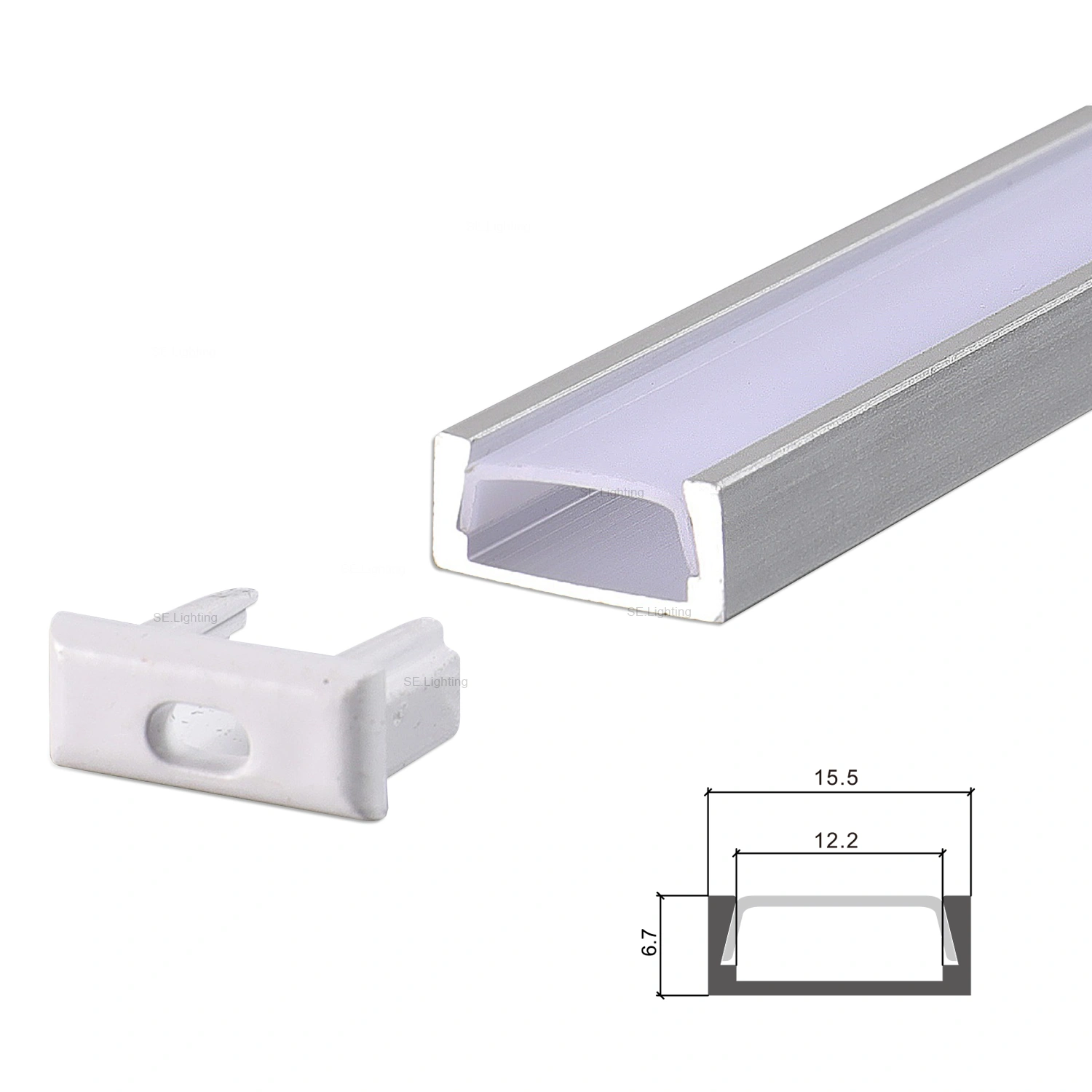 15x06mm LED Profile Aluminum