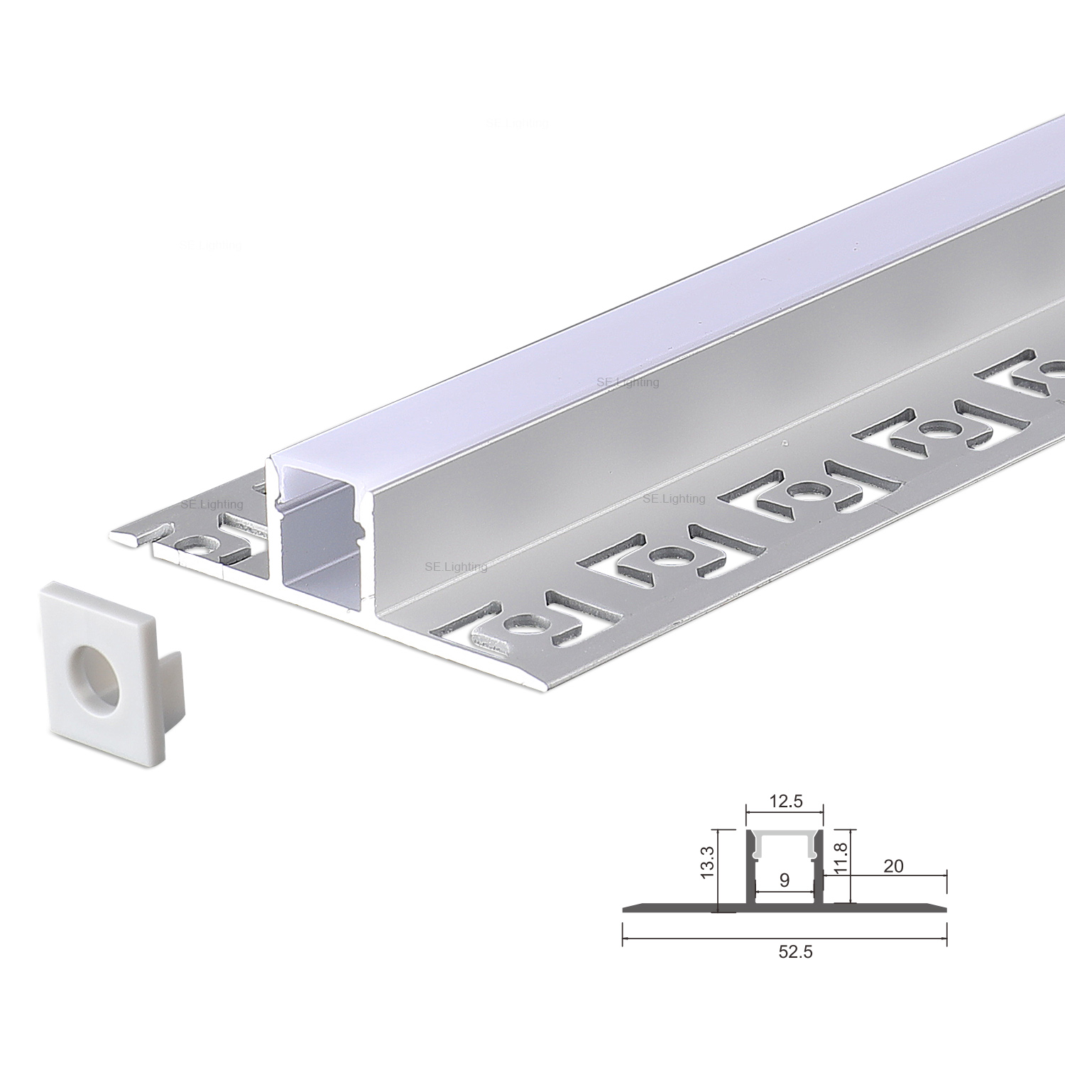 53x13mm LED Aluminum Profiles