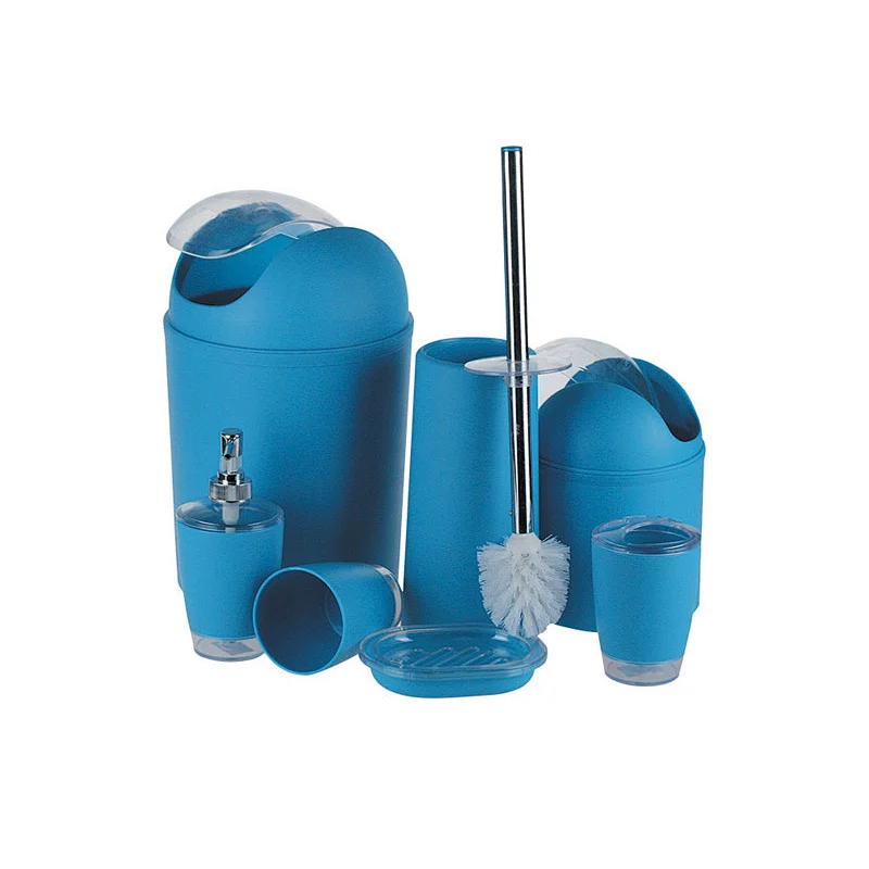 PLASTIC BATHROOM ACCESSORY SET