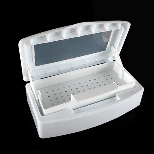 Nail Tool  Visible Cover Plastic Sterilizer Tray