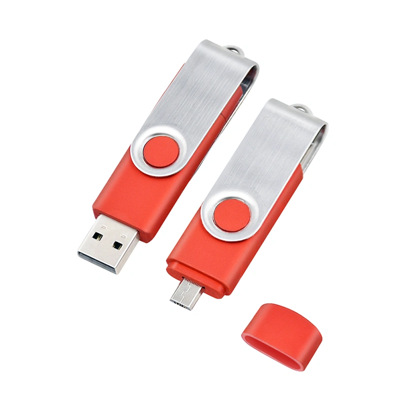 Widely Compatible USB 2.0 Interface Pen Drive Metal Swivel USB For Phone With High Quality Flash Chips
